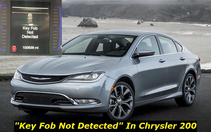 key fob not detected chrysler 200